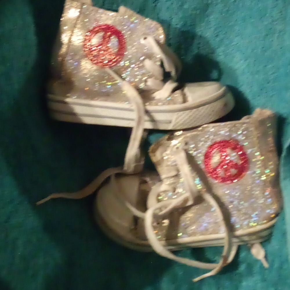 Glitter high top infants